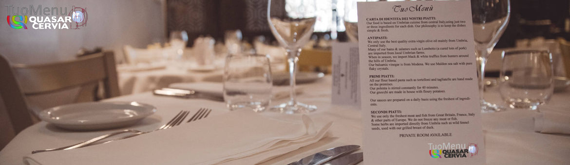 Tuo Menu - crea menu facilmente - Quasar Cervia - Computer - Software - Internet
